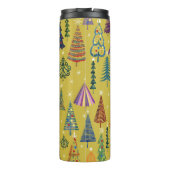 カラフルクリスマスツリー：フェスティバルの背景。 タンブラー (裏面)