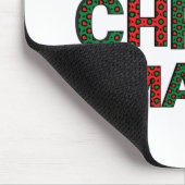 カラフルクリスマスツリー マウスパッド (コーナー)