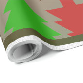 カラフルクリスマスツリー – ラッピングペーパー (ロールコーナー)