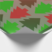 カラフルクリスマスツリー – ラッピングペーパー (角)