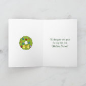 カラフルクリスマスツリー+リース シーズンカード (内部)