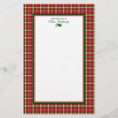 カラフルクリスマスパーソナライズされた 便箋 (正面)