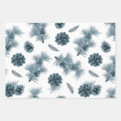 カラフルクリスマスベリーホリデーパターン ラッピングペーパーシート (正面2)