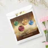 カラフルクリスマスボーカスタムブル文字 フェイバーバッグ (封をした状態)