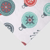 カラフルクリスマスボールオーナメントパターン 薄葉紙 (詳細)