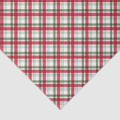 カラフルクリスマスレッドグリーンプレイドパターン 薄葉紙 (詳細)