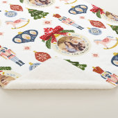 カラフルクリスマス写真装飾シェルパブランケット シェルパブランケット (3/4)