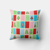 カラフルクリスマス広場 クッション (裏面)