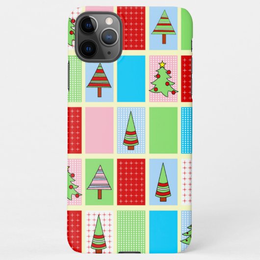 カラフルクリスマス広場 iPhoneケース (裏面)
