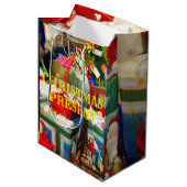 カラフルクリスマス抱き枕II ミディアムペーパーバッグ (正面アングル)