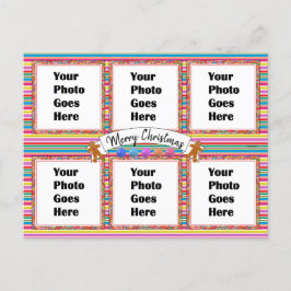 カラフルクリスマス葉書HAMbWG ポストカード
