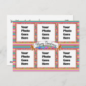 カラフルクリスマス葉書HAMbWG ポストカード (正面/裏面)