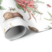 カラフルクリスマス記号パターン2 ラッピングペーパー (ロールコーナー)