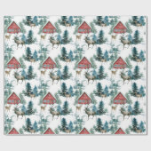 カラフルクリスマス記号パターン3 ラッピングペーパー (フラット)