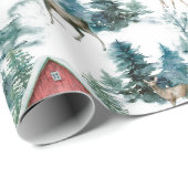 カラフルクリスマス記号パターン3 ラッピングペーパー (ロールコーナー)