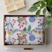 カラフルクリスマス記号パターン 薄葉紙 (ギフト)