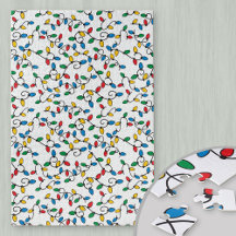 カラフルクリスマス電球パターン困難