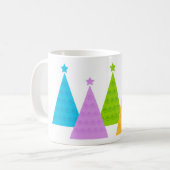 カラフルクリスマス コーヒーマグカップ (正面左)