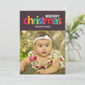 カラフルクリスマス シーズンカード (スタンド正面)