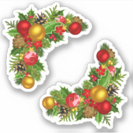 カラフルクリスマス シール