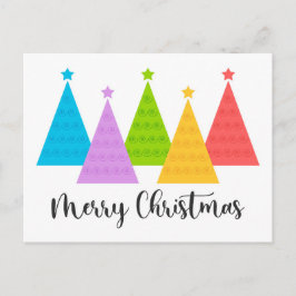 カラフルクリスマス ポストカード