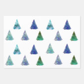 カラフルクリスマス ラッピングペーパーシート (正面3)