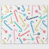 カラフルクリスマス ラッピングペーパー (フラット)