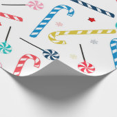 カラフルクリスマス ラッピングペーパー (角)