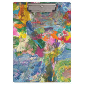 カラフルクリップボード抽象芸術美的クリップボード クリップボード (正面)