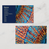 カラフルクレマチスルート自然曼荼羅 名刺 (正面/裏面)