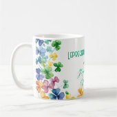 カラフルクローバー付きレプレチョーン離れジュース コーヒーマグカップ (左)