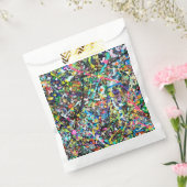 カラフルクール抽象芸術絵を描(ばちゃばちゃ)跳ねるパターン フェイバーバッグ (封をした状態)