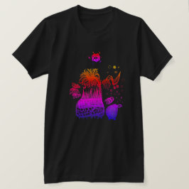 カラフルクール抽象芸術 Tシャツ