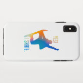 カラフルグラデーションカラーYesI skate引用文ことわざ Case-Mate iPhoneケース (裏面(横))