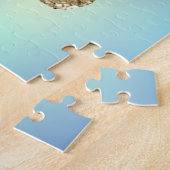 カラフルグラデーショングリッター女子ヨガ ジグソーパズル (側面)