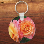 カラフルグラデーションバラ キーホルダー (正面)