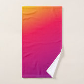 カラフルグラデーション勾配タオル バスタオルセット (ハンドタオル)