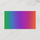 カラフルグラデーション名刺 名刺 (裏面)