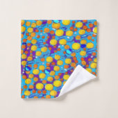 カラフルグラフィティアート バスタオルセット (ウォッシュタオル)