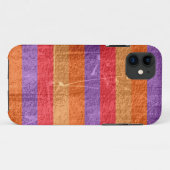 カラフルグランジストライプ壁の背景 Case-Mate iPhoneケース (裏面(横))
