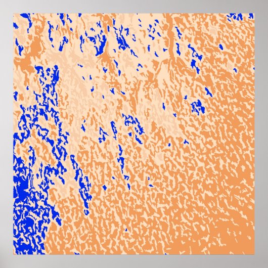 カラフルグランジ背景抽象芸術数々のカラーvi ポスター (正面)