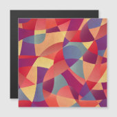 カラフルグランジ：ジオメトリ三角形の背景 (正面/裏面)