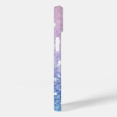 カラフルグリッターかわいらし《写真》ぼけ味モノグラムの Case-Mate iPhoneケース (裏面 / 右)