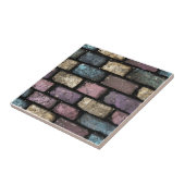 カラフルグリッターれんが模様 タイル (側面)