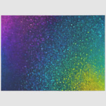 カラフルグリッターアートティッシュペーパー