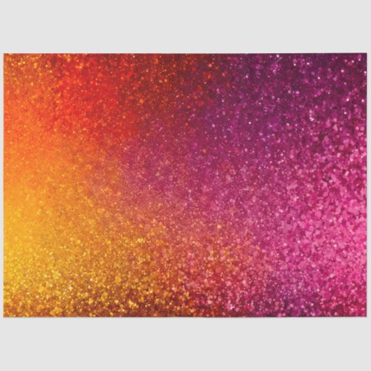 カラフルグリッターアートティッシュペーパー 薄葉紙 (正面)