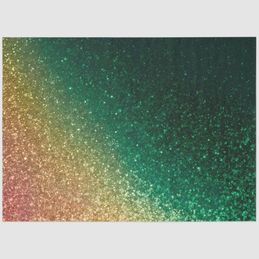 カラフルグリッターアートティッシュペーパー 薄葉紙 (正面)