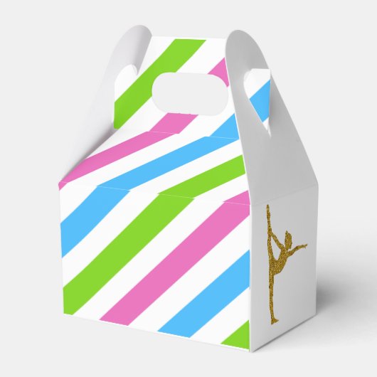 カラフルグリッターストライプのギムナスト破風ボックス フェイバーボックス (裏面サイド)