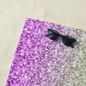 カラフルグリッターパターン ビーチタオル (インサイチュ)