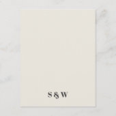 カラフルグルーヴィレトロアはっきりしたーチ結婚詳細 エンクロージャーカード (裏面)